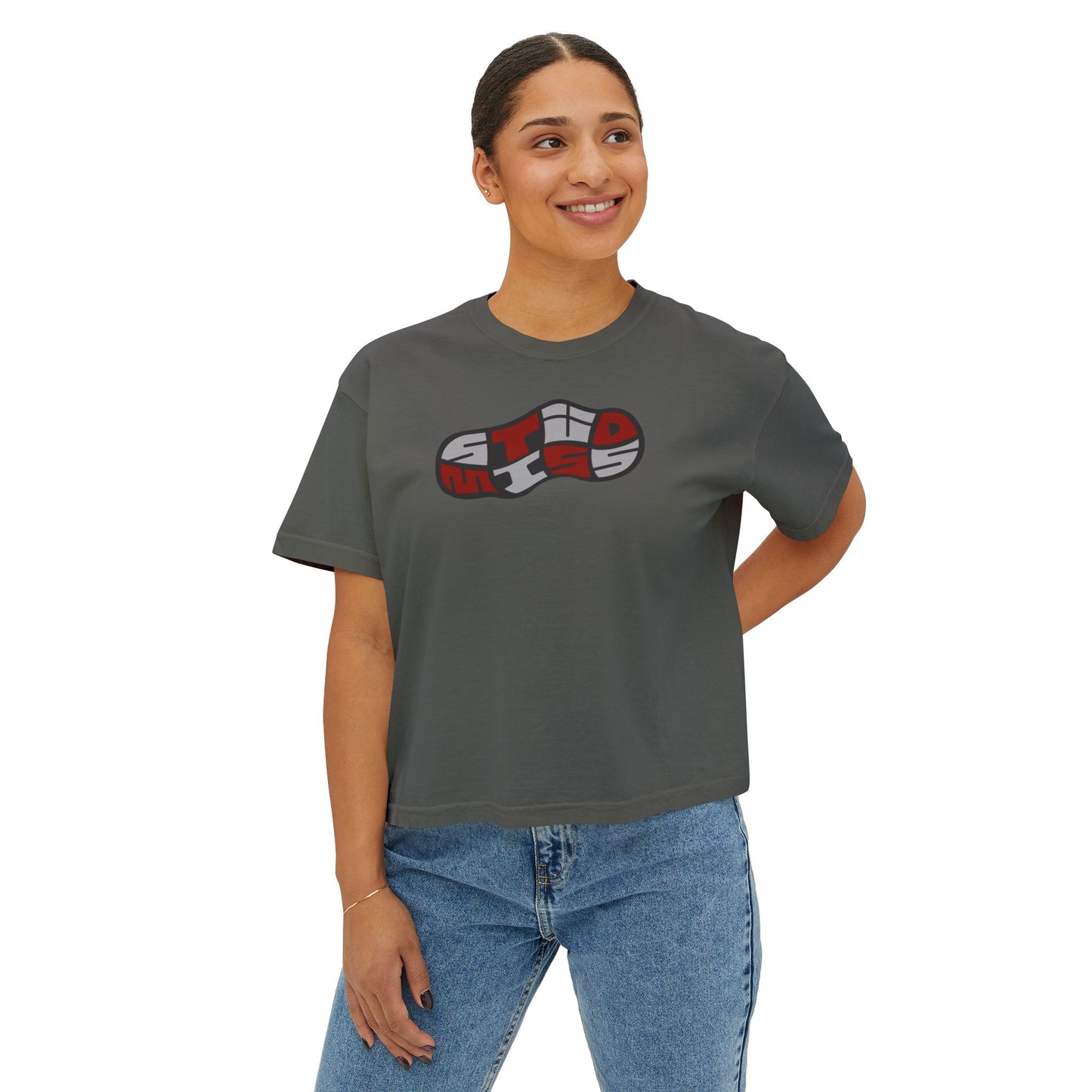 Unisex Cropped Boxy Tee